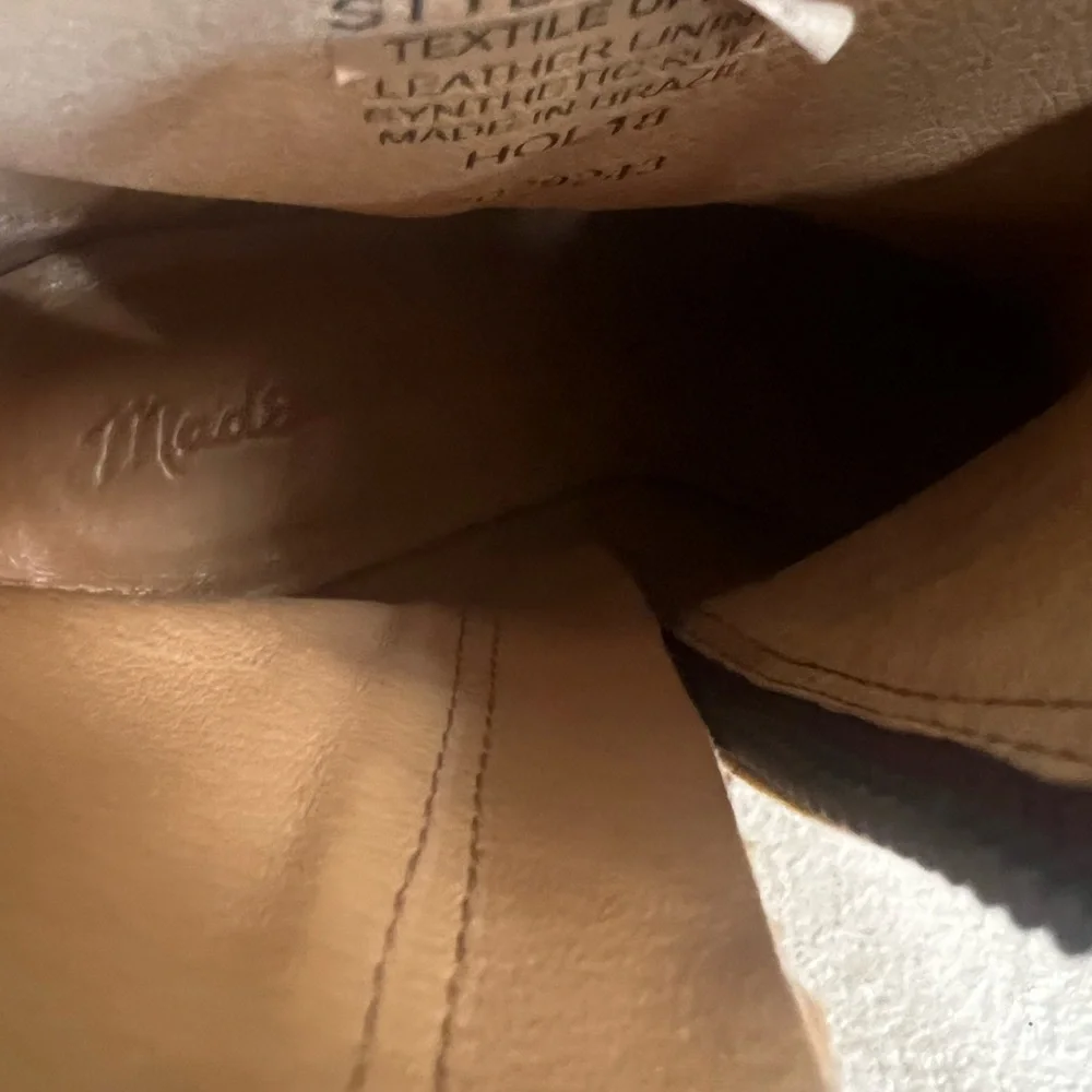 MADEWELL The Esme Brown Velvet‎ Knot Tie Boots -8